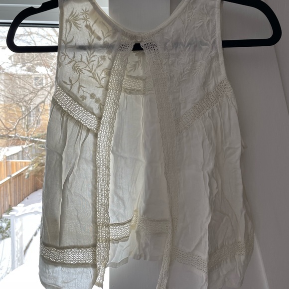 TNA white open back top - Picture 2 of 3